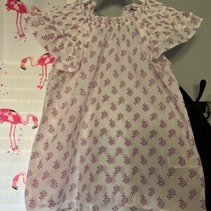 Floral Ruffle Sleeve Top